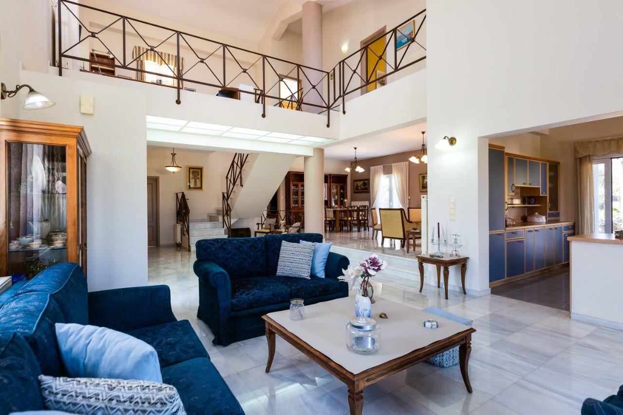 Carpe Diem-Luxury Villa With Private Pool Agia Paraskevi  Dış mekan fotoğraf